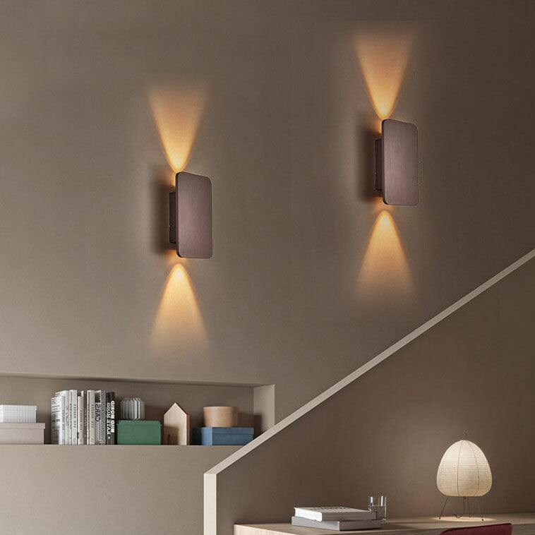 LED Wall Sconce Light Fixture – Modern 2-Light Up and Down Wall Light