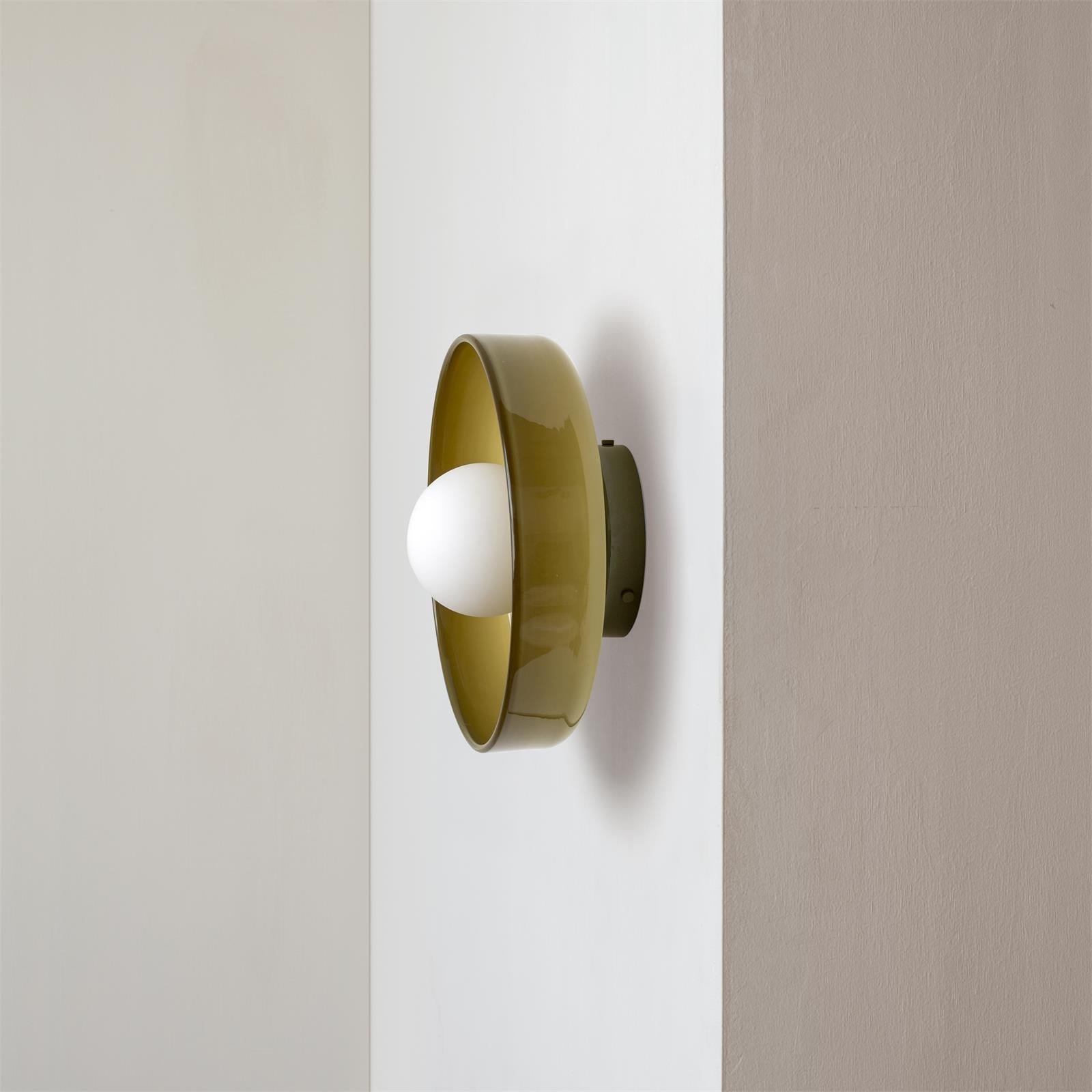 Glass Flush Mount Ceiling Light Fixture – Modern Round Ceiling Light