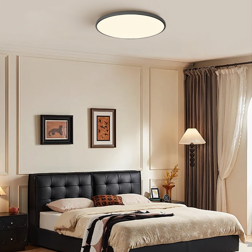 LED Flush Mount Ceiling Light Fixture – Modern Round Ceiling Light