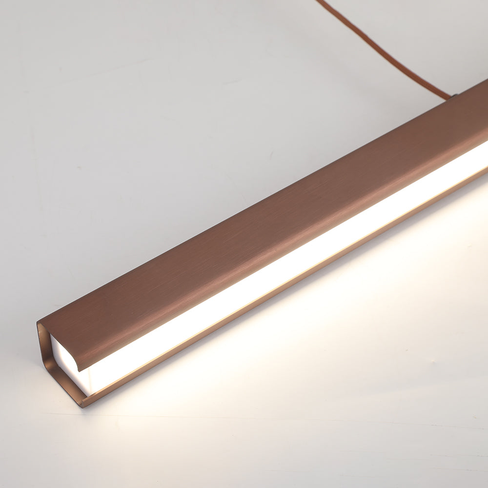 LED Pendant Light Fixture – Modern Linear Kitchen Island Ceiling Light