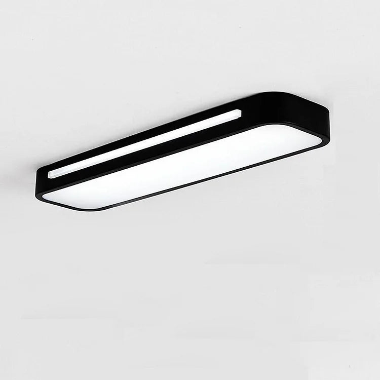 LED Flush Mount Ceiling Light Fixture – Modern Linear Ceiling Light