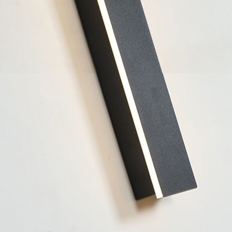 LED Outdoor Wall Light Fixture – Modern Waterproof Linear Exterior Wall Light