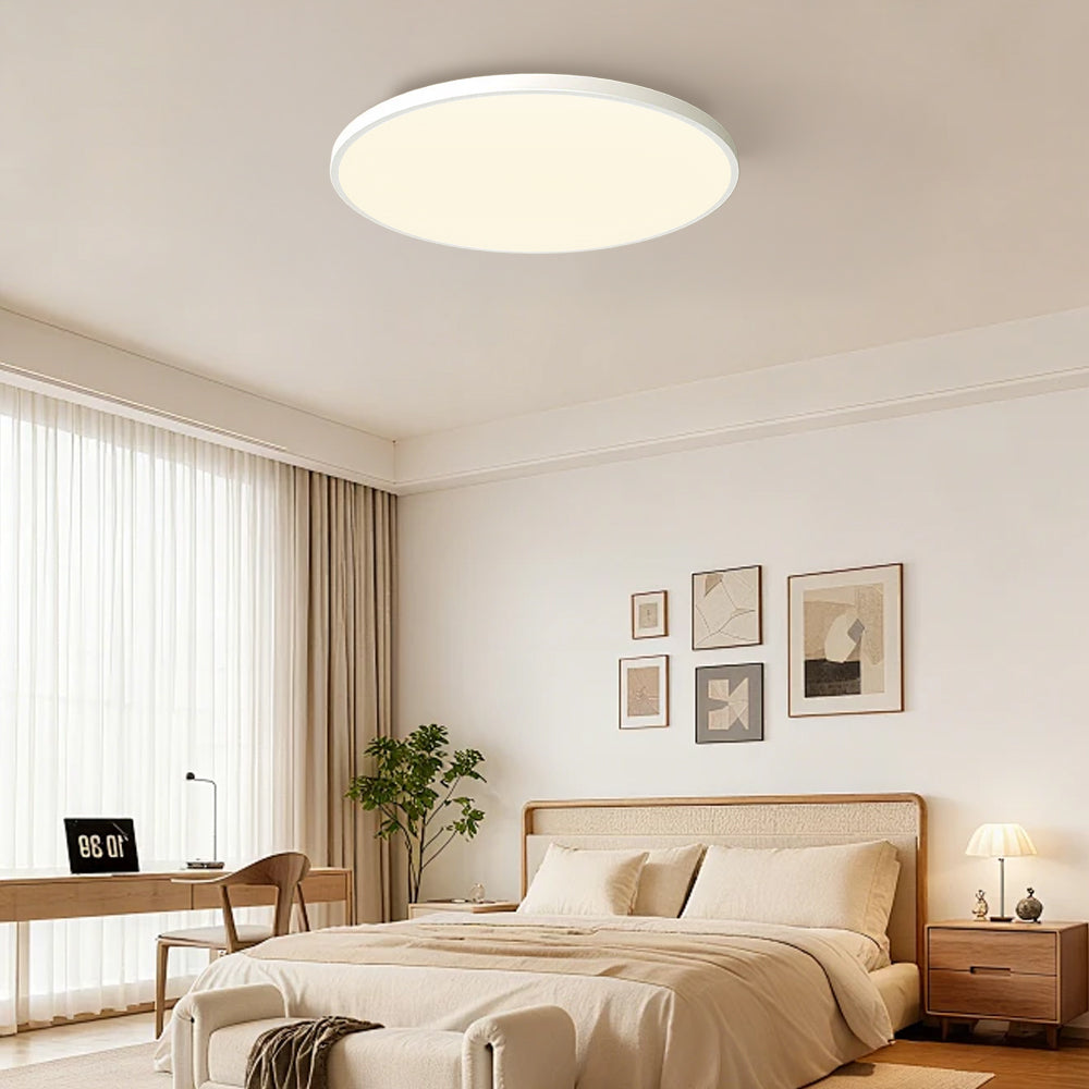LED Flush Mount Ceiling Light Fixture – Modern Round Ceiling Light
