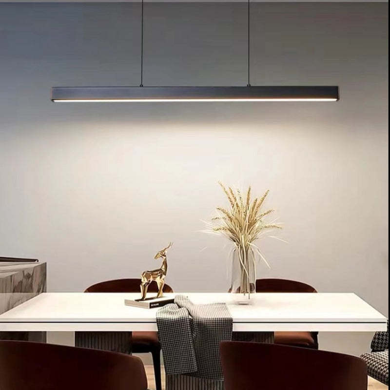 LED Pendant Light Fixture – Modern Linear Kitchen Island Ceiling Light