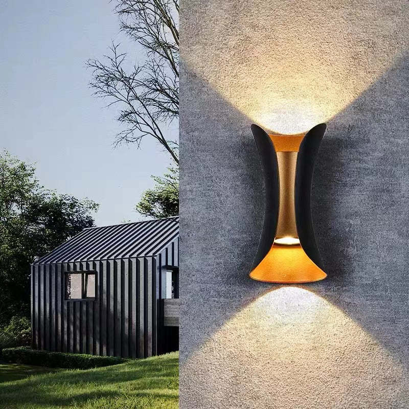 Outdoor Wall Light Fixture – Waterproof LED Up and Down Exterior Wall Sconce