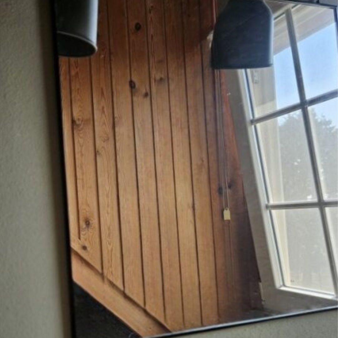 Black Rectangular Wall Mirror – Modern Minimalist Accent Mirror