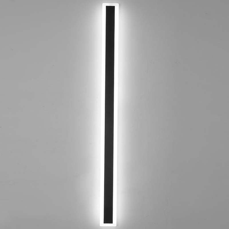Outdoor Wall Light Fixture – Modern Waterproof Linear LED Wall Sconce