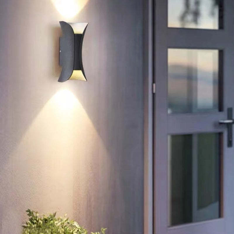 Outdoor Wall Light Fixture – Waterproof LED Up and Down Exterior Wall Sconce