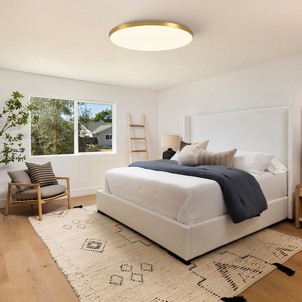 LED Flush Mount Ceiling Light Fixture – Modern Round Ceiling Light