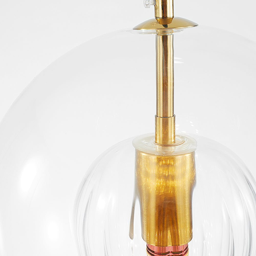 Glass Pendant Light Fixture – Modern Globe Ceiling Light