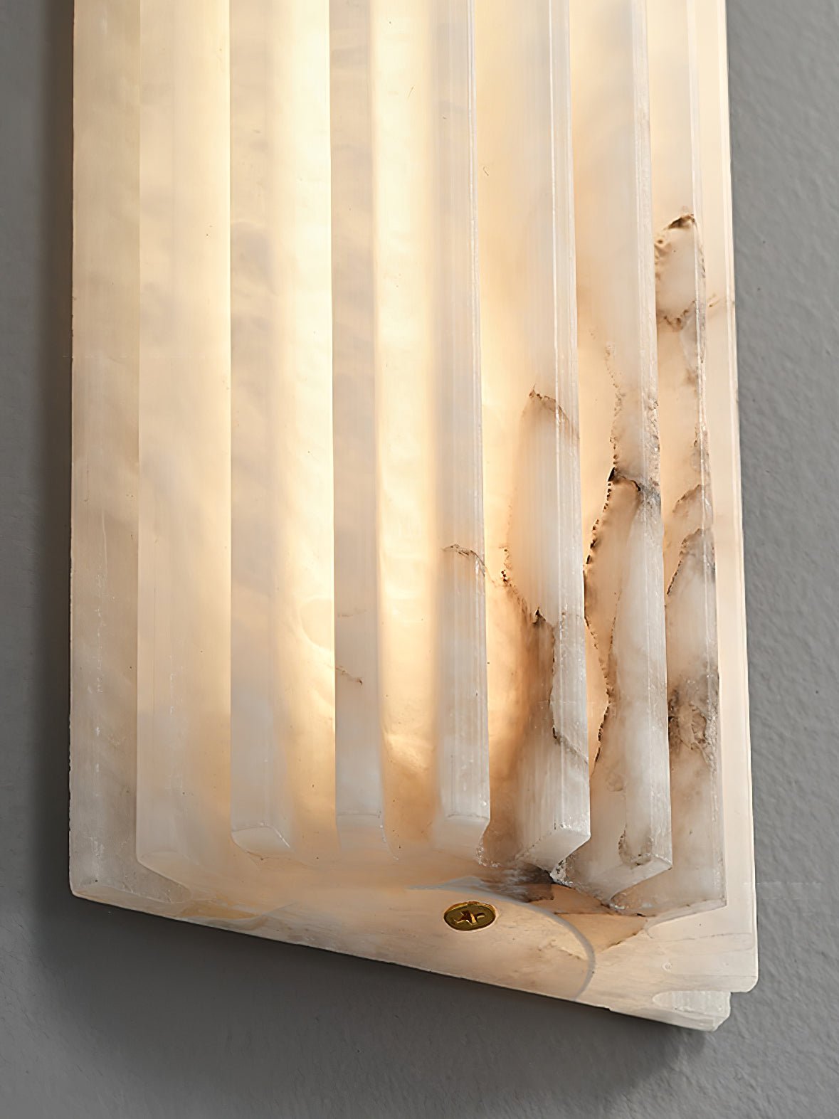 Alabaster Wall Sconce Light Fixture – Modern LED Wall Light
