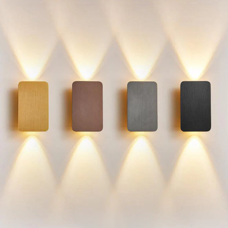 LED Wall Sconce Light Fixture – Modern 2-Light Up and Down Wall Light