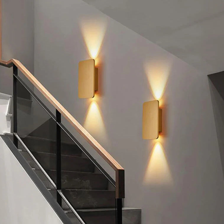 LED Wall Sconce Light Fixture – Modern 2-Light Up and Down Wall Light