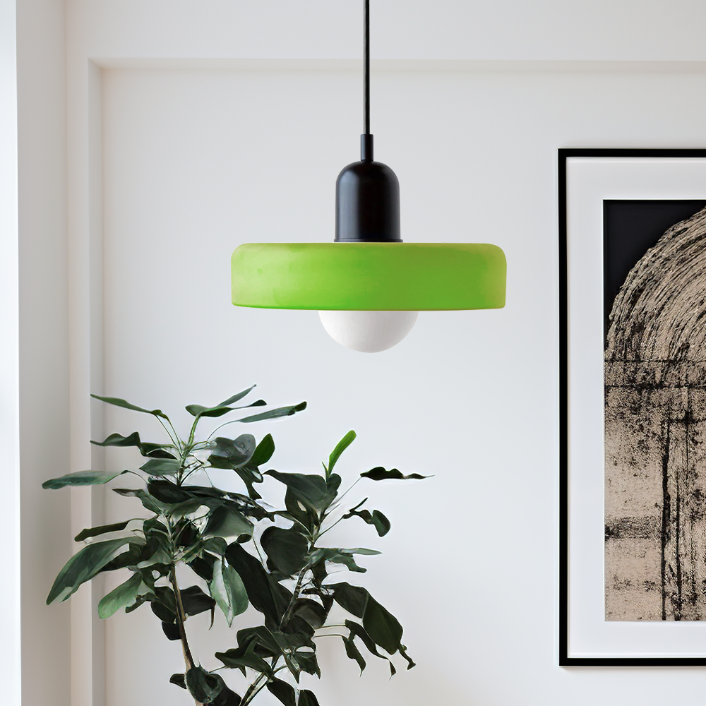 Glass Pendant Light Fixture – Modern Bauhaus Pendant Light