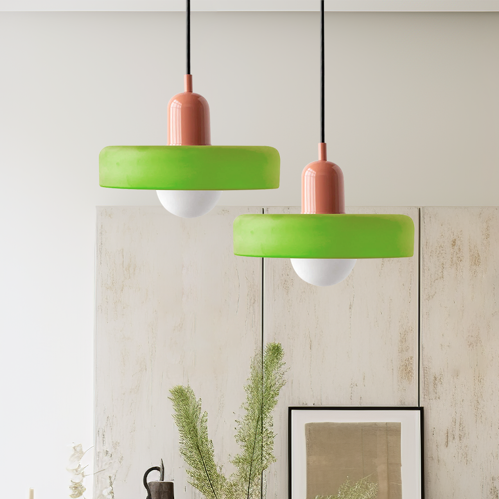 Glass Pendant Light Fixture – Modern Bauhaus Pendant Light