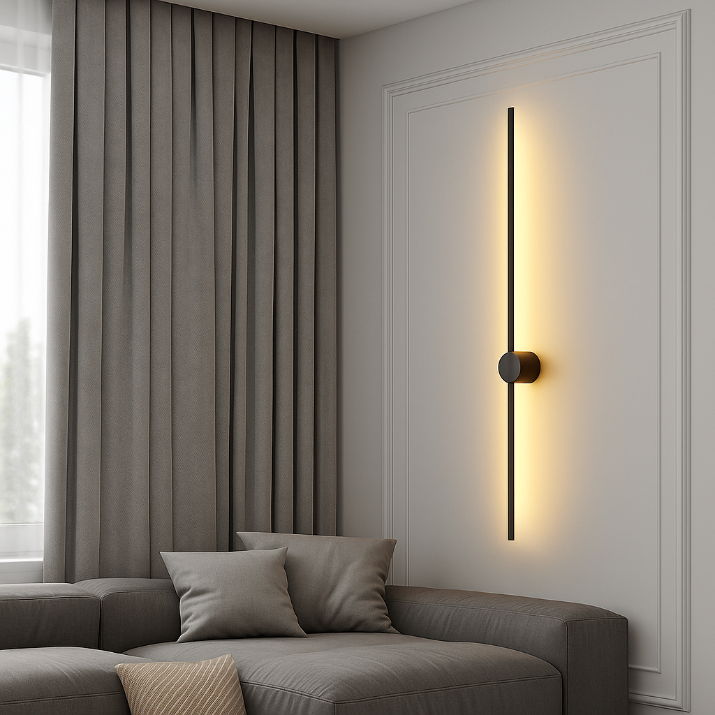 LED Wall Sconce Light Fixture – Modern Vertical Linear Wall Light
