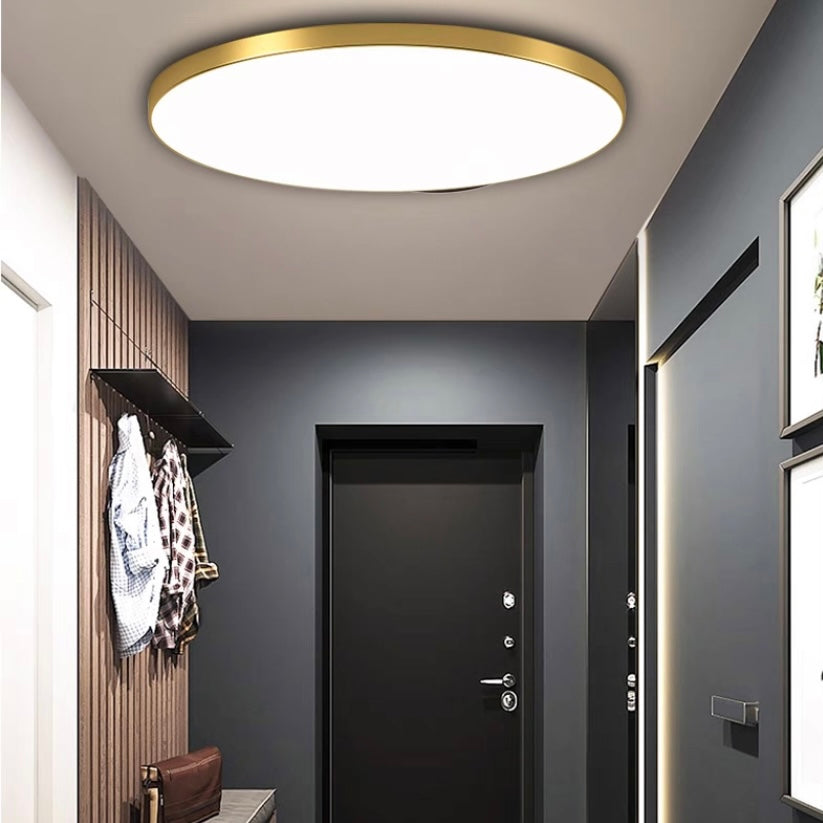 LED Flush Mount Ceiling Light Fixture – Modern Round Ceiling Light