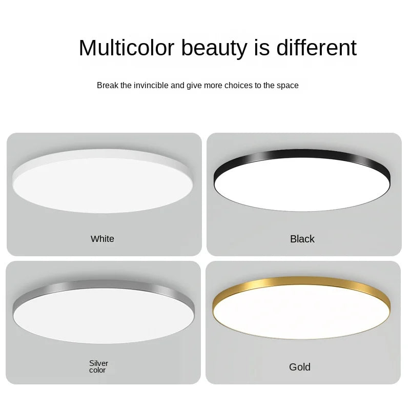 LED Flush Mount Ceiling Light Fixture – Modern Round Ceiling Light
