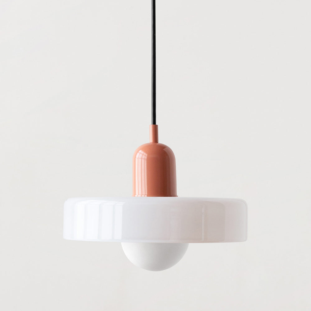 Glass Pendant Light Fixture – Modern Bauhaus Pendant Light