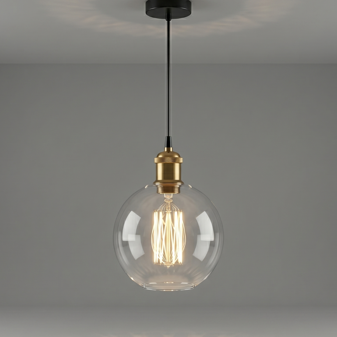 Modern Pendant Light Fixture – Hanging Ceiling Light for Kitchen Island, Bedside & Hallway