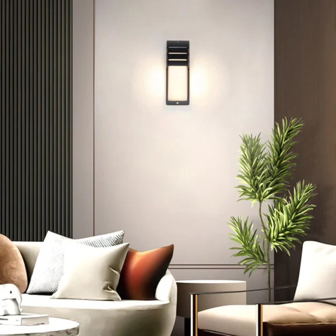 Outdoor Wall Light Fixture – Motion Sensor Waterproof LED Wall Lantern