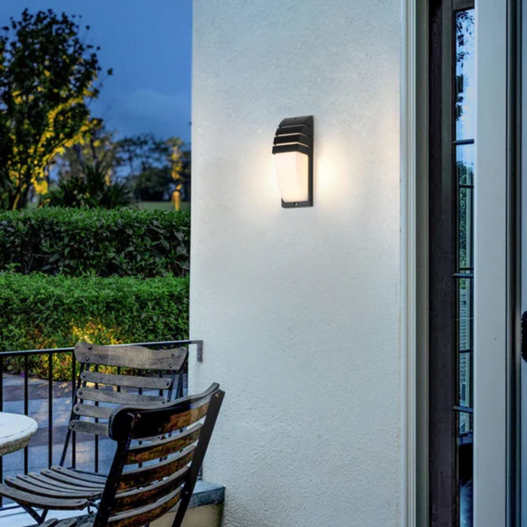 Outdoor Wall Light Fixture – Motion Sensor Waterproof LED Wall Lantern