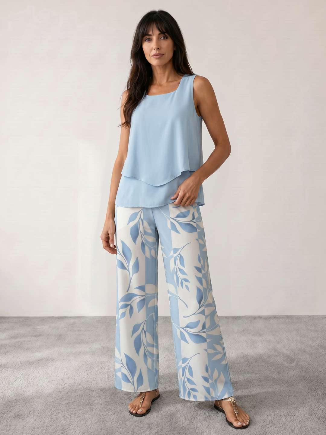 Printed Top – Elegant Warm-Weather Look