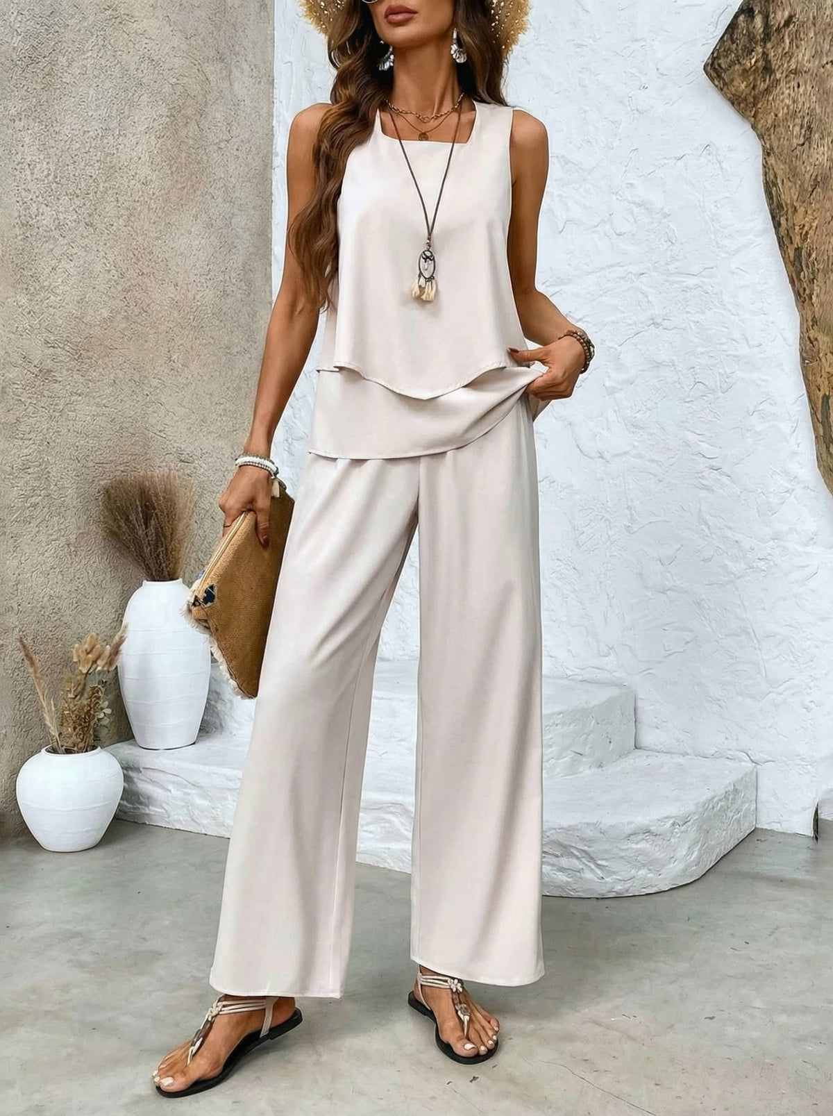 Printed Top – Elegant Warm-Weather Look