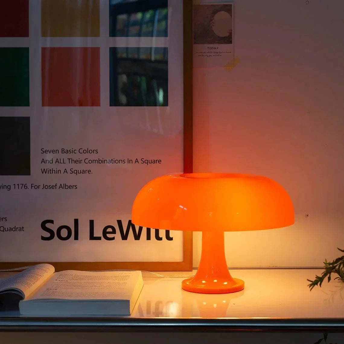 Mushroom Table Lamp – Scandinavian Bedside Table Lamp