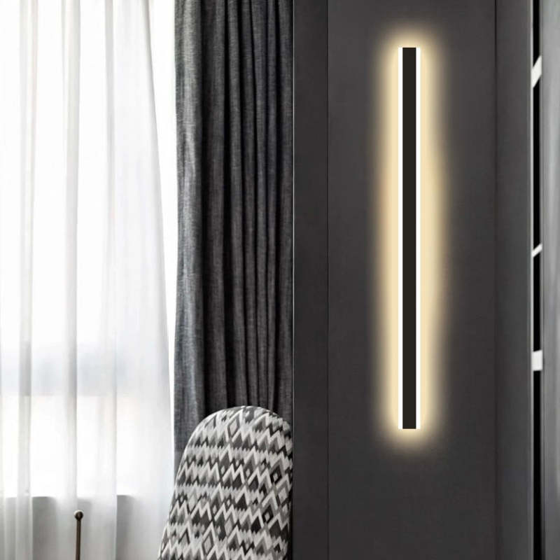 Outdoor Wall Light Fixture – Modern Waterproof Linear LED Wall Sconce