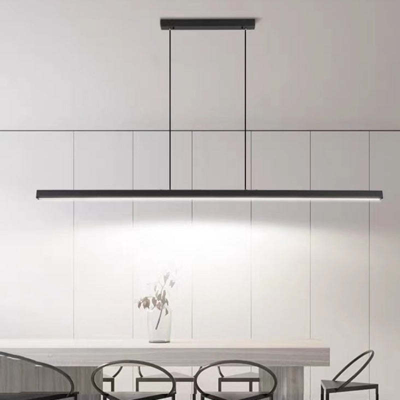 LED Pendant Light Fixture – Modern Linear Kitchen Island Ceiling Light