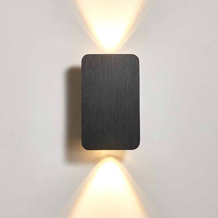 LED Wall Sconce Light Fixture – Modern 2-Light Up and Down Wall Light