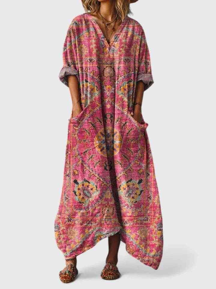 Boho Maxi Dress – Relaxed Daytime Look