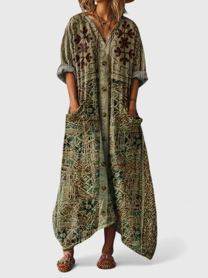 Boho Maxi Dress – Relaxed Daytime Look