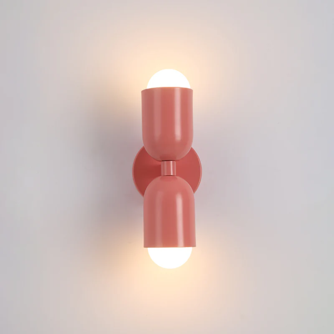 LED Wall Sconce Light Fixture – Modern Up and Down Cylinder Wall Light