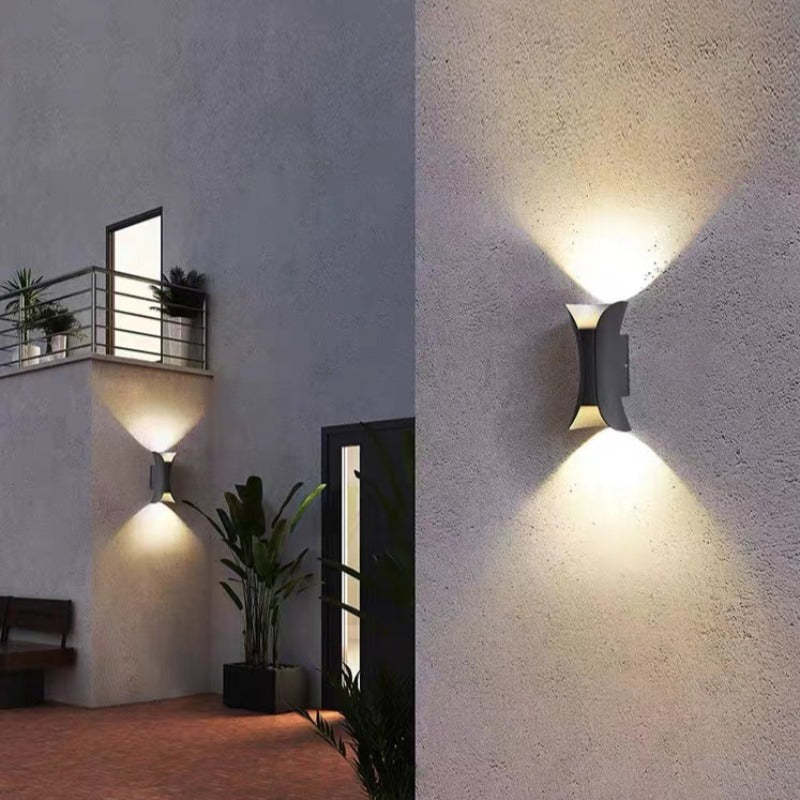 Outdoor Wall Light Fixture – Waterproof LED Up and Down Exterior Wall Sconce