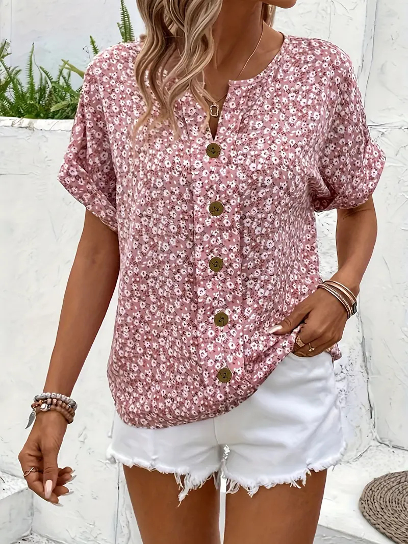 Floral Blouse – Easy Summer Style