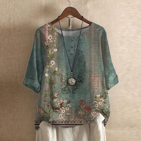Floral Blouse – Refined Everyday Ease