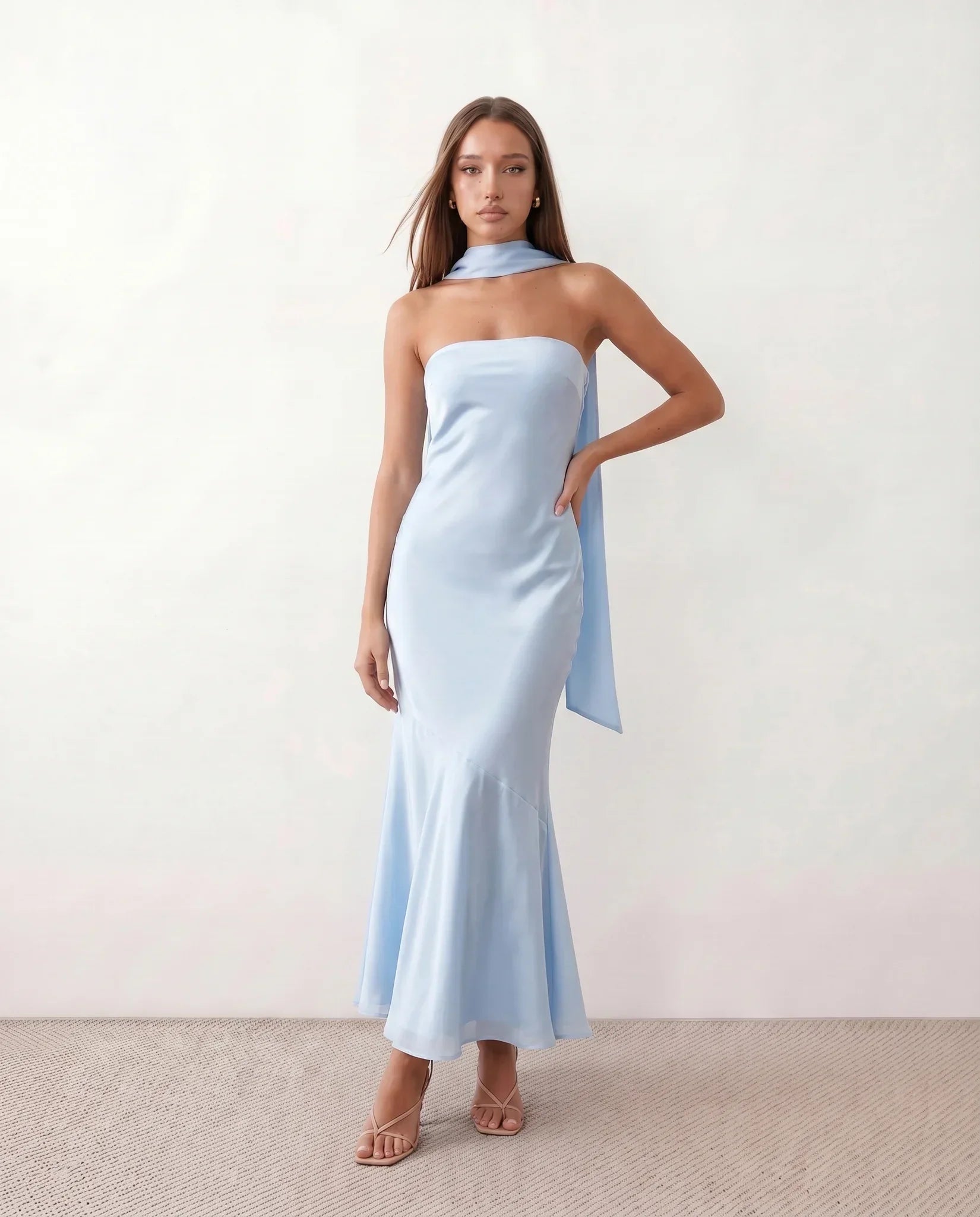 Floral Maxi Bodycon Dress – Evening-Ready Elegance