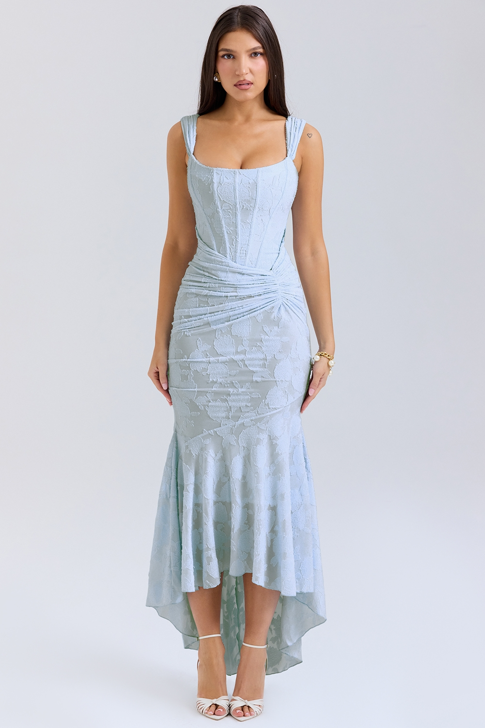 Floral Midi Dress – Evening-Ready Elegance