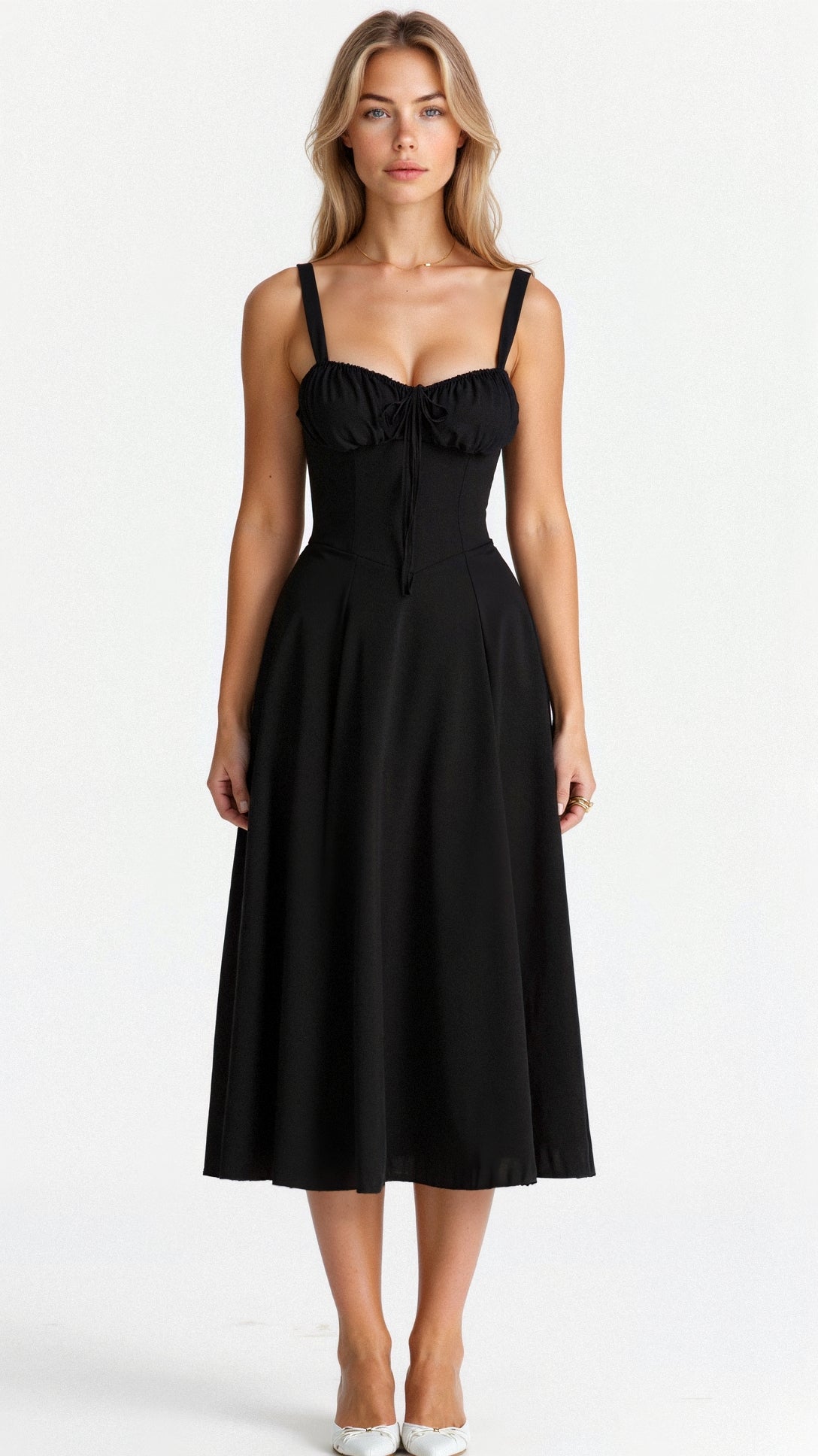 Floral Midi Dress – Evening-Ready Elegance