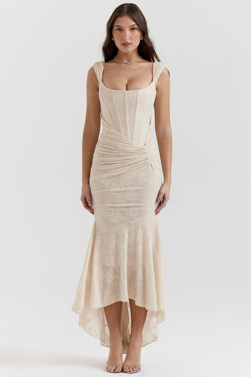 Floral Midi Dress – Evening-Ready Elegance