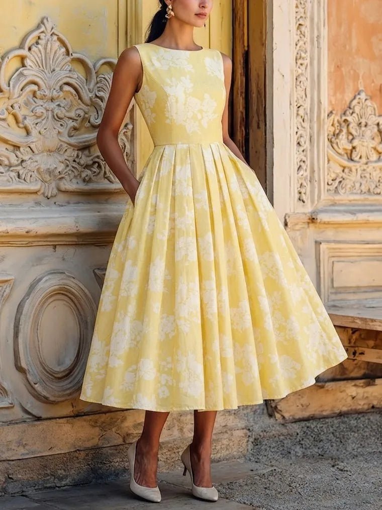 Floral Midi Wedding Guest Dress – Formal Wedding Guest Look