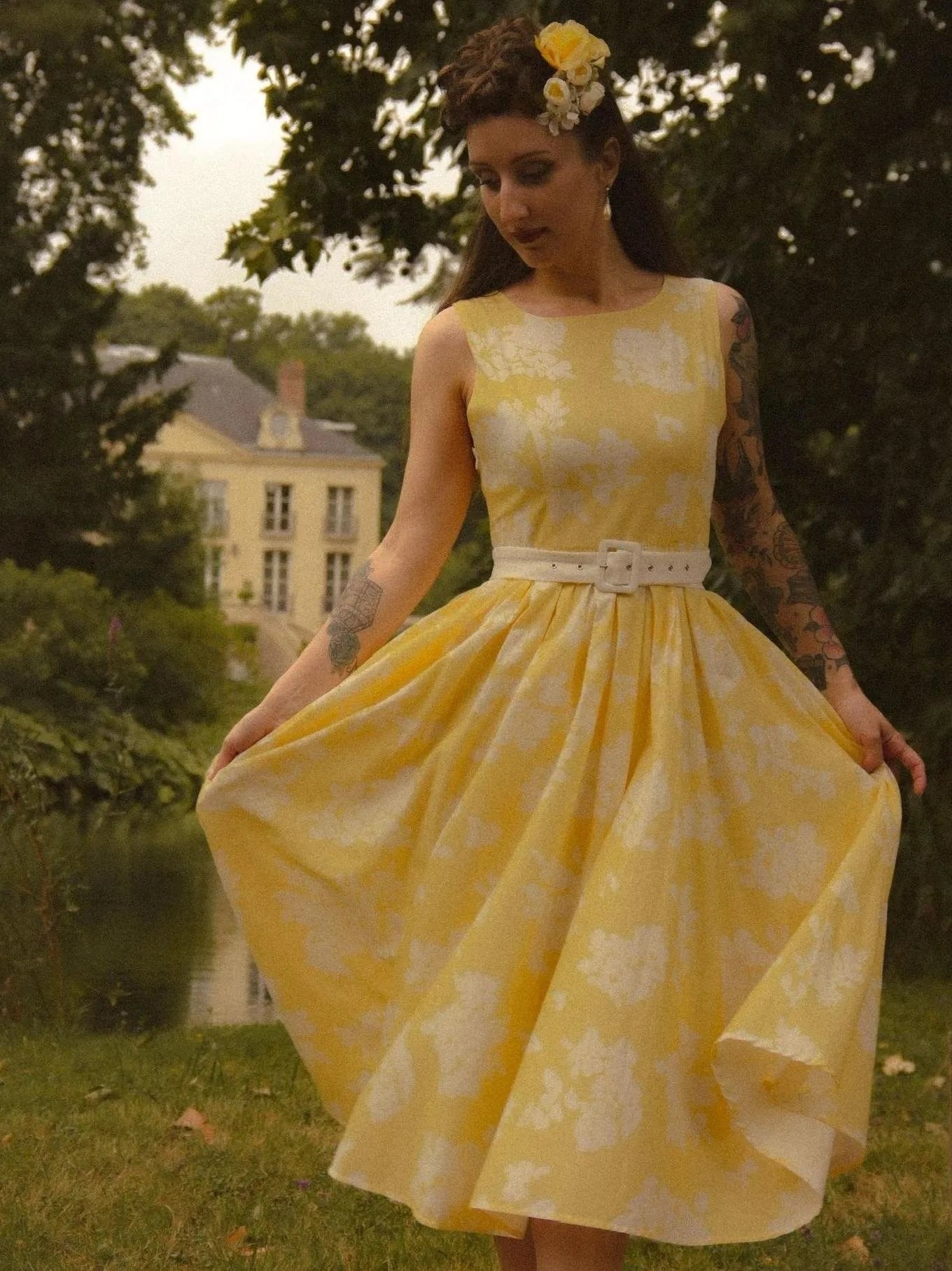 Floral Midi Wedding Guest Dress – Formal Wedding Guest Look