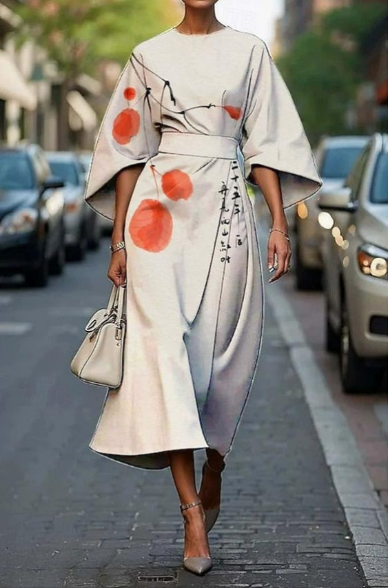 Floral Midi Wedding Guest Dress – Refined Summer Occasion Style