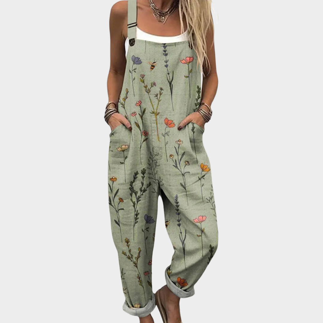 Floral Sleeveless Jumpsuit – Easy Everyday Style