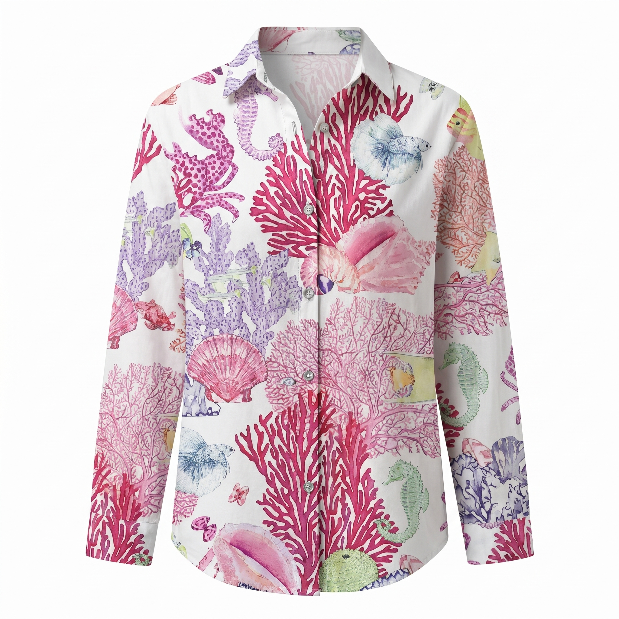 Floral V-Neckline Blouse – Relaxed Daytime Look