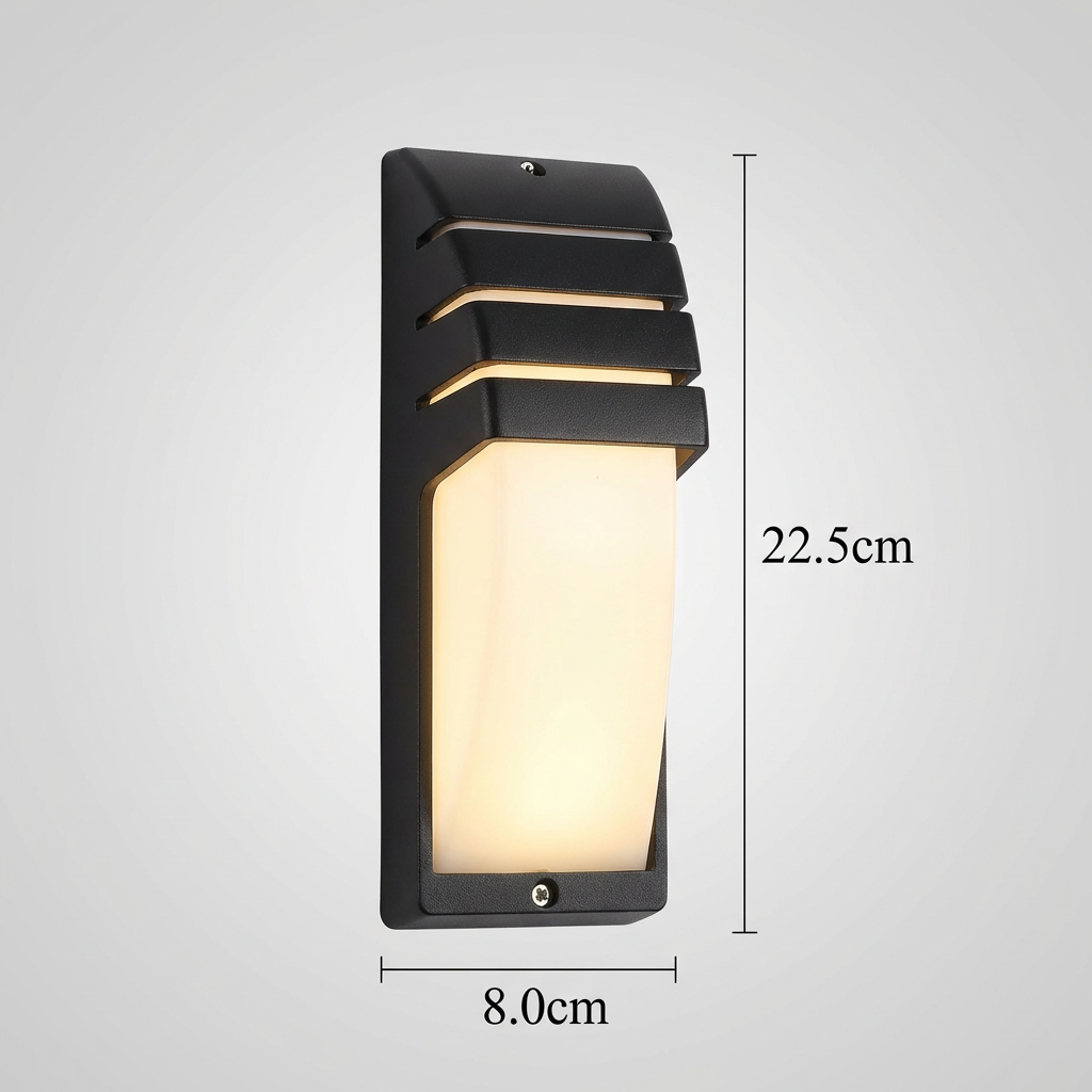 Outdoor Wall Light Fixture – Motion Sensor Waterproof LED Wall Lantern
