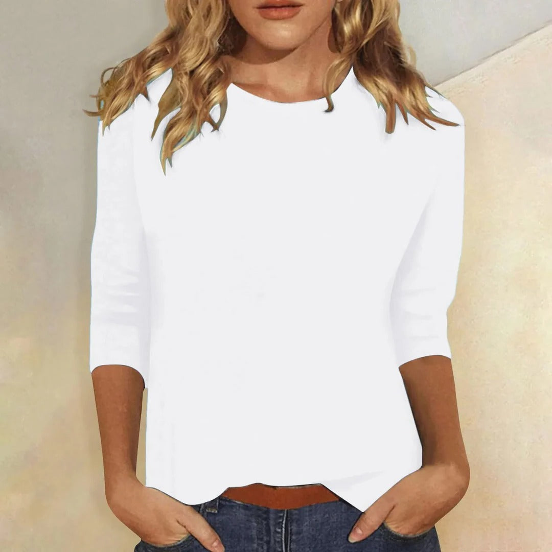 High-Neck Top – Polished Daytime Style