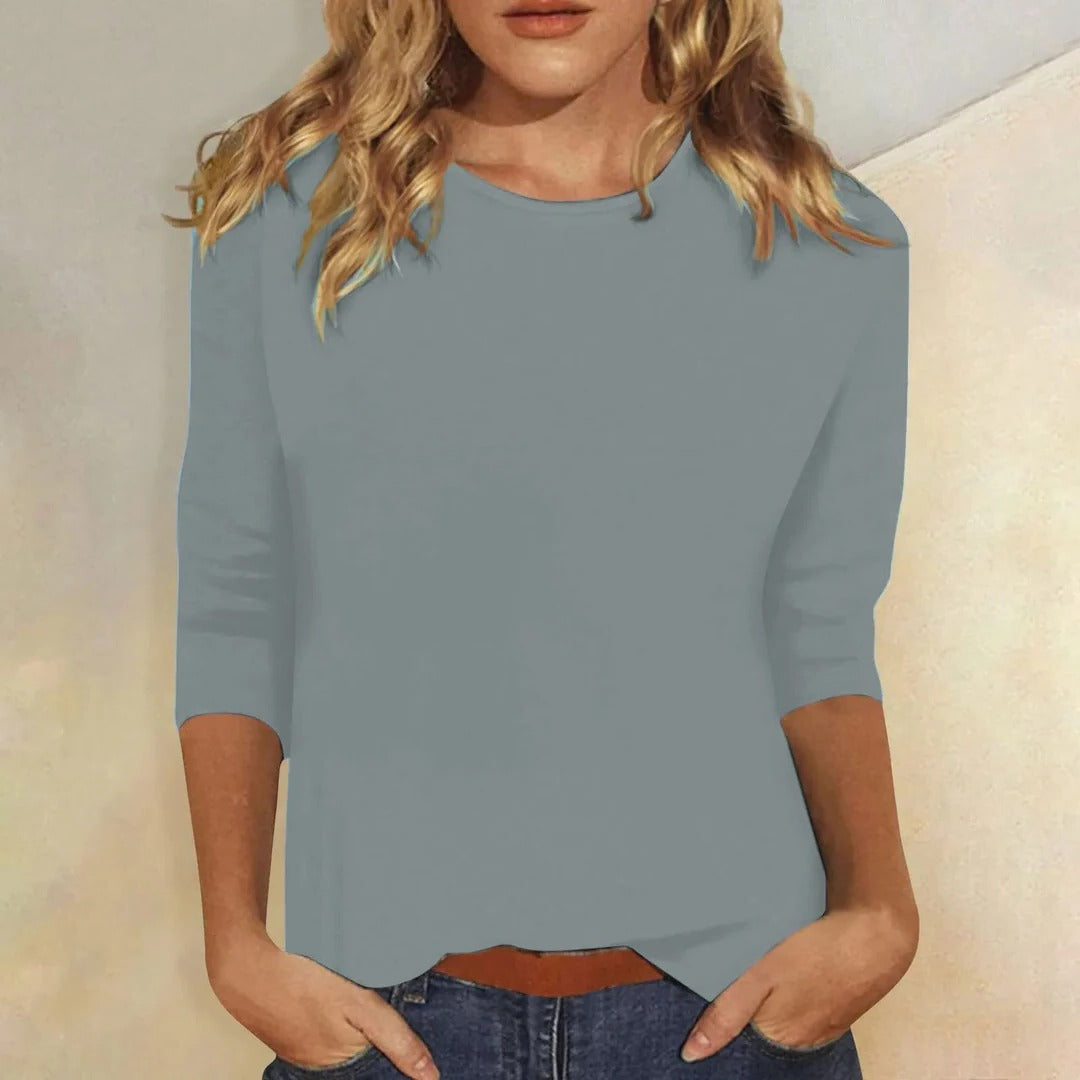 High-Neck Top – Polished Daytime Style